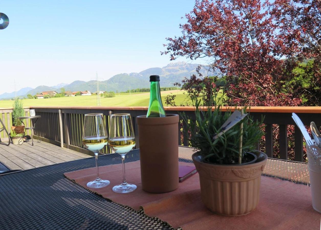 Ferienwohnung Riesenblick Frasdorf Esterno foto